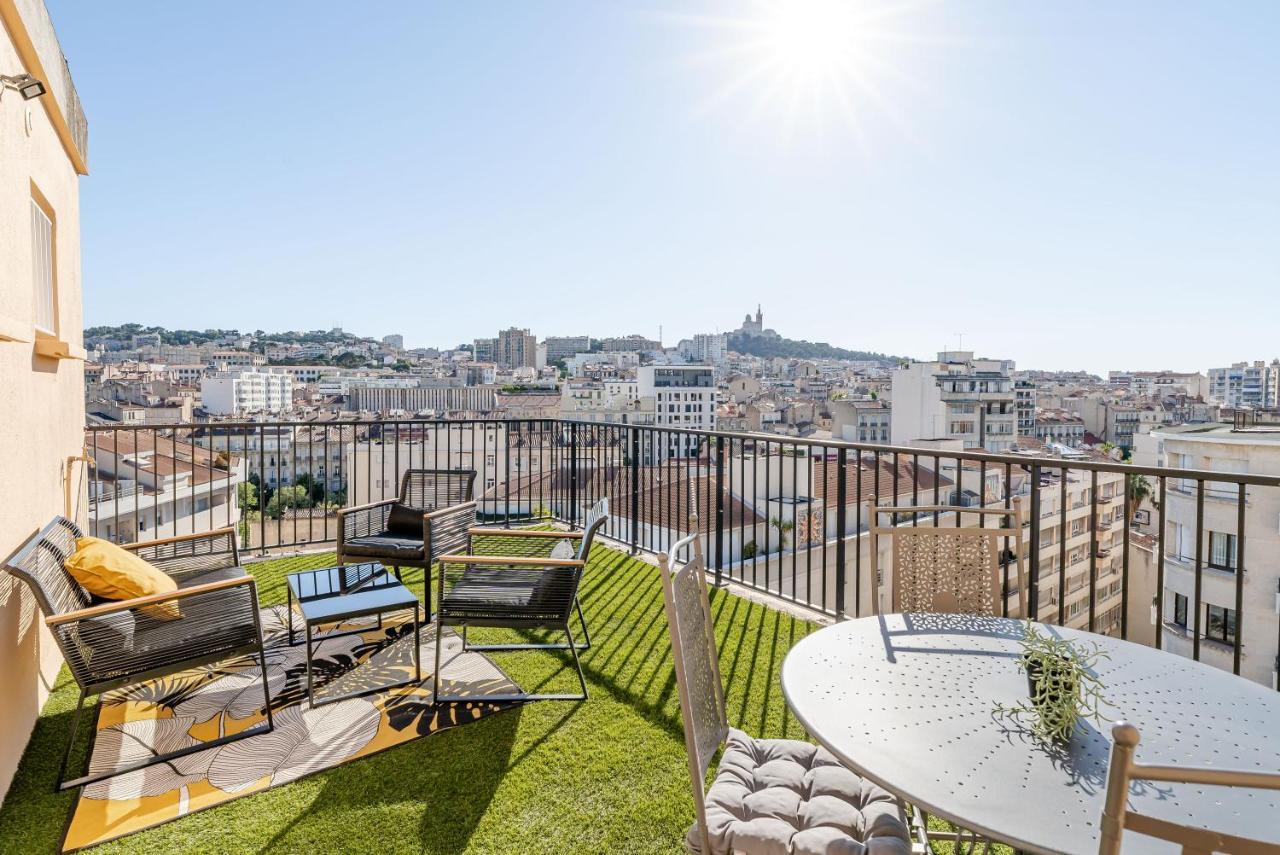 Marseille: Superbe Vue Sur Notre-Dame De La Garde Apartment Exterior photo